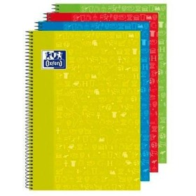 Cuaderno Oxford Write & Erase Multicolor Din A4 4 Piezas 80