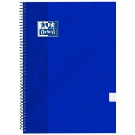 Caderno Oxford Denim Touch Azul Din A4 80 Folhas (5 Peças)