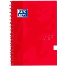 Cuaderno Oxford Touch Rojo Din A4 5 Piezas 80 Hojas