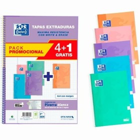 Set de Cuadernos Oxford Write&Erase 5 Piezas Multicolor Din A4