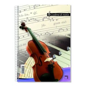 Cahier de musique Pacsa Din A4 10 Pièces 20 Volets