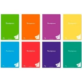 Caderno Pacsa Multicolor Quadrícula impressa 4 mm A4 48 Folhas
