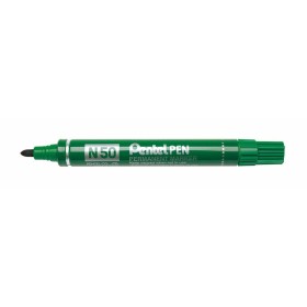 Rotulador permanente Pentel N50-BE Verde 12 Peças