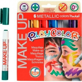 Maquilhagem para Crianças Playcolor Metallic Em barra Multicolor
