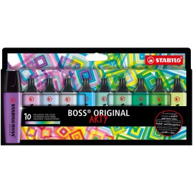 Set de Marcadores Fluorescentes Stabilo Boss Original Arty 10