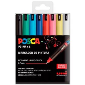 Set de Marcadores POSCA PC-1MR Multicolor (8 Piezas)