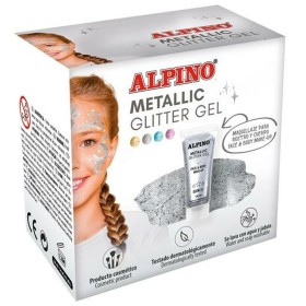 Maquillaje para Niños Alpino Gel Purpurina Platead