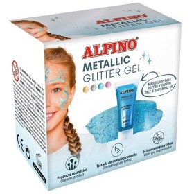 Maquilhagem para Crianças Alpino Gel Purpurina Azu