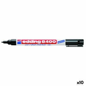 Rotulador permanente Edding e-8400 Negro (10 Unida