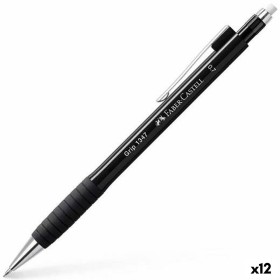 Pencil Lead Holder Faber-Castell Grip 1347 Black 0,7 mm (12