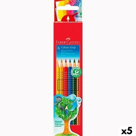 Lápices de Colores Acuarelables Faber-Castell Multicolor (5