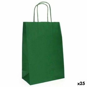 Bolsa de Papel Fama Verde oscuro Con asas 31 x 11 x 42 cm (25