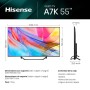 TV intelligente Hisense 55A7KQ 55" 4K ULTRA HD QLED WI-FI 55"