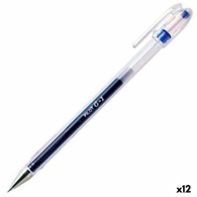 Roller Pen Pilot G-1 Blue 0,3 mm (12 Units)