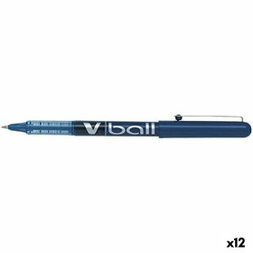 Boligrafo de tinta líquida Pilot Roller V-Ball Azul 0,3 mm (12