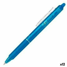 Crayon Pilot Frixion Clicker Encre effaçable Bleu 0,4 mm 12