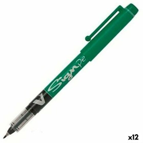 Boligrafo de tinta líquida Pilot V Sign Verde 0,6 mm (12