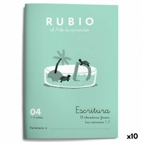 Cuaderno de escritura y caligrafía Rubio Nº04 A5 Español 20