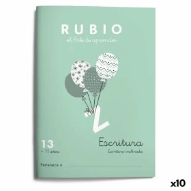 Cahier d'écriture et de calligraphie Rubio Nº13 A5 Espagnol 20