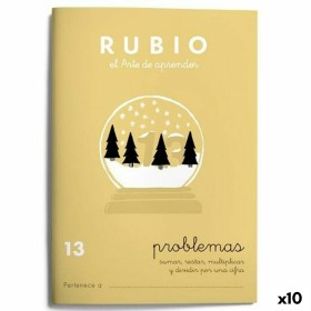 Cahier de maths Rubio Nº 13 A5 Espagnol 20 Volets (10 Unités)