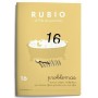 Cuaderno de matemáticas Rubio Nº 16 A5 Español 20 Hojas (10