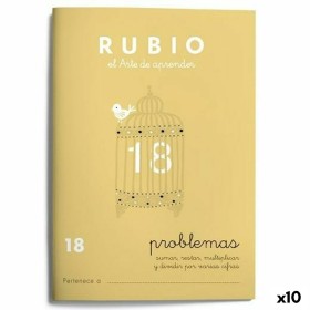 Mathematik-Heft Rubio Nº 18 A5 Spanisch 20 Bettlaken (10 Stück)