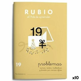 Cuaderno de matemáticas Rubio Nº19 A5 Español 20 Hojas (10