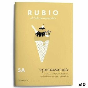 Caderno quadriculado Rubio Nº 5A A5 Espanhol 20 Folhas (10