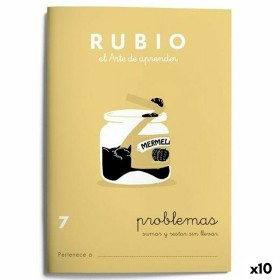 Cuaderno de matemáticas Rubio Nº 7 A5 Español 20 Hojas (10