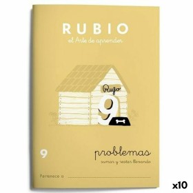 Cuaderno de matemáticas Rubio Nº9 A5 Español 20 Hojas (10