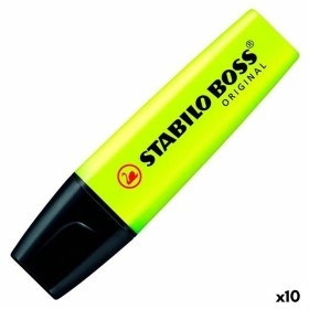 Marcador Fluorescente Stabilo Boss Amarillo Multicolor 10