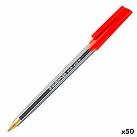 Crayon Staedtler Stick 430 Rouge (50 Unités)