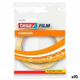 Cinta Adhesiva TESA Standard 66 m 15 mm Transparente (10