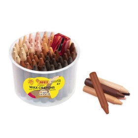 Crayons gras de couleur Jovi Jumbo Multicultural 60 Pièces