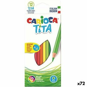 Conjunto de Lápis Carioca Tita 12 Peças Multicolor