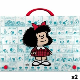 Maletín Grafoplas Mafalda Multicolor A4 (2 Unidades)