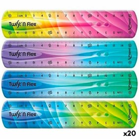 Set de reglas Maped Twist'n Flex Multicolor 15 cm 