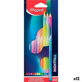Lápices de colores Maped Nightfall Multicolor 12 Piezas (12