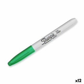 Rotulador permanente Sharpie Fine Point Verde (12 