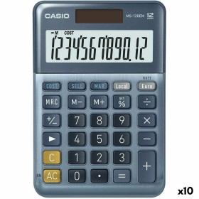 Calculadora Casio MS-100EM Azul (10 Unidades)