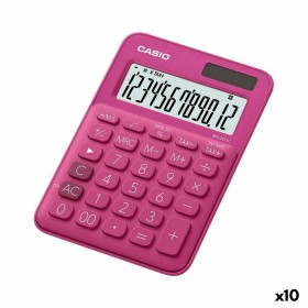 Calculadora Casio MS-20UC Fucsia 2,3 x 10,5 x 14,9