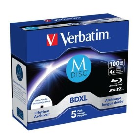 Blu-Ray BD-R Printable Verbatim M-DISC 5 Unidades 