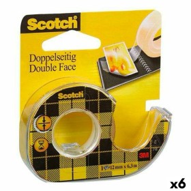 Ruban adhésif double face Scotch 12 mm x 6 m (6 Un