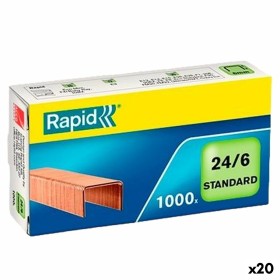 Heftklammern Rapid Standard 24/6 6 mm (20 Stück)