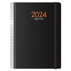 Agenda SYNCRO DOHE 2024 Annuel Noir 15 x 21 cm