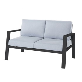 2-Seater Sofa Thais Graphite Aluminium 132,20 x 74