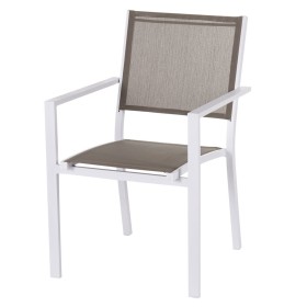 Garden chair Thais 55,2 x 60,4 x 86 cm Taupe Alumi
