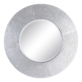 Espejo de pared 87,6 x 6,6 x 87,6 cm Cristal Blanc
