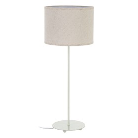 Lámpara de mesa Blanco Lino Hierro 60 W 220 V 240 V 220-240 V