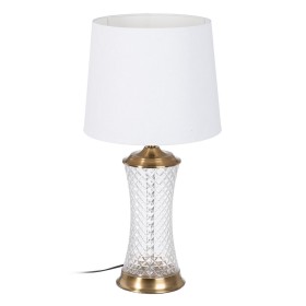 Lámpara de mesa Dorado Lino Metal Hierro 40 W 220 V 35 x 35 x
